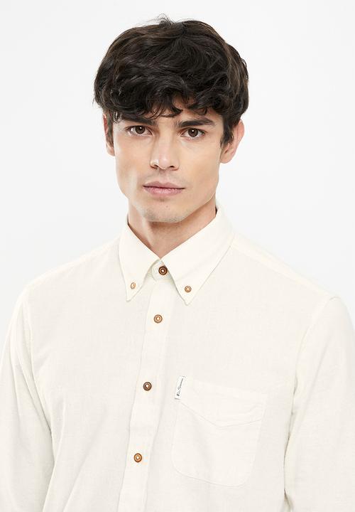 Ben Sherman - Cotton oxford shirt - ivory