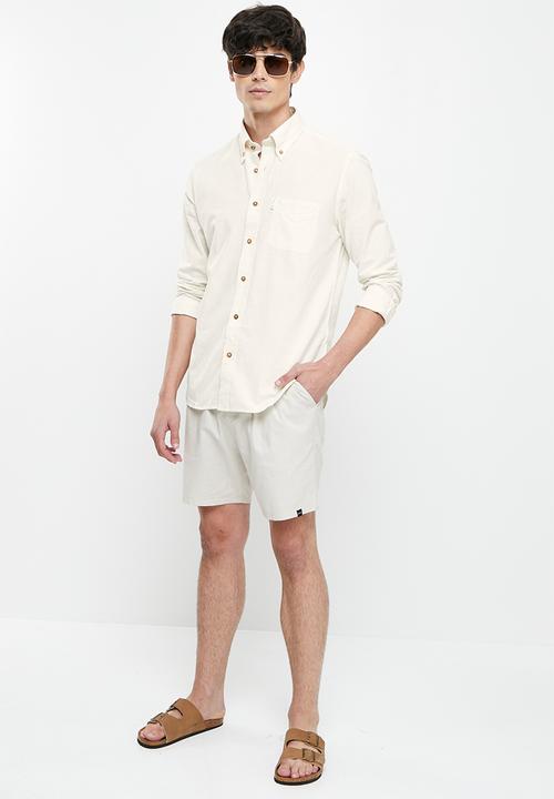 Ben Sherman - Cotton oxford shirt - ivory