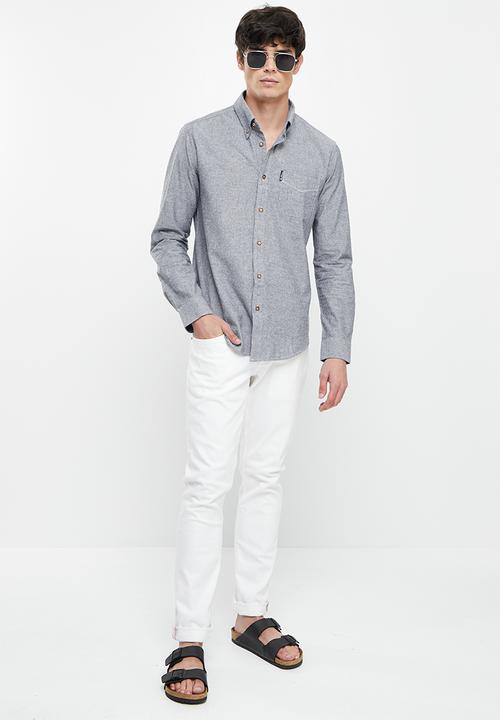 Ben Sherman - Cotton oxford shirt - midnight
