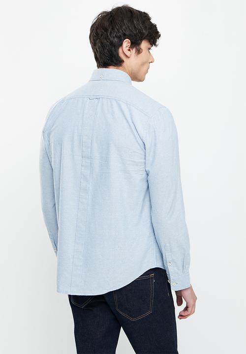 Ben Sherman - Cotton oxford shirt - pale blue