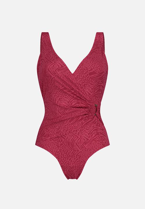Hunkemoller - Kai swimsuit - red