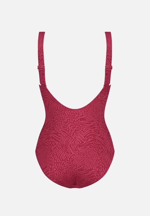 Hunkemoller - Kai swimsuit - red