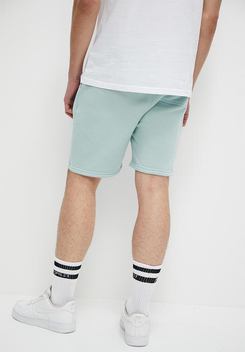 Superbalist - Sweat short with elastic waistband - dusty blue