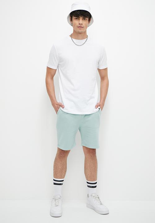 Superbalist - Sweat short with elastic waistband - dusty blue