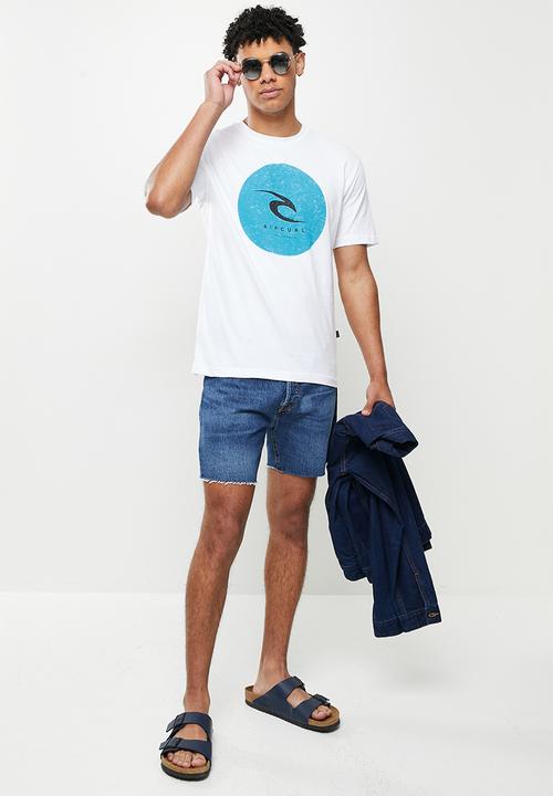 Rip Curl - Icon circle tee - white