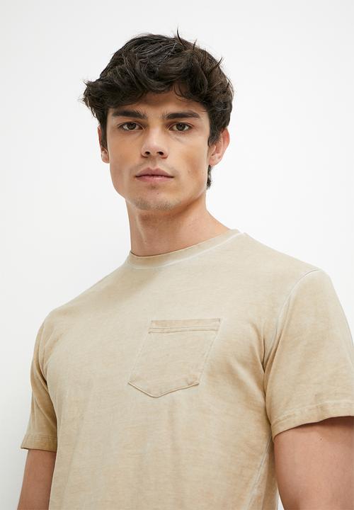 Superbalist - Heavy jersey crew neck tee - neutral