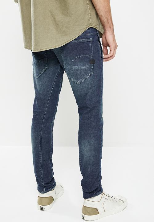 G-STAR - D-staq 3d slim - antique forest blue