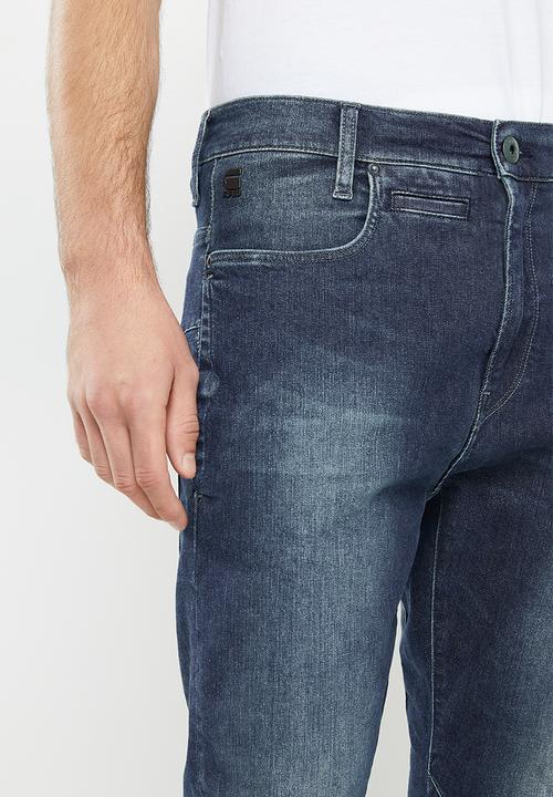 G-STAR - D-staq 3d slim - antique forest blue