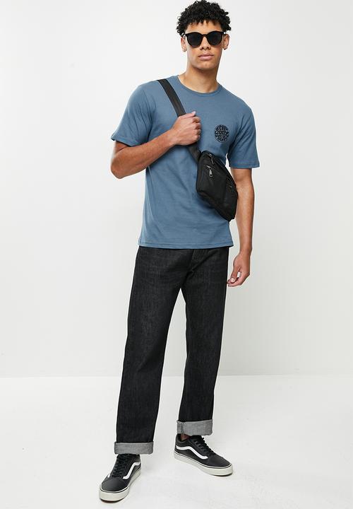 Rip Curl - Wetsuit icon tee - mineral blue