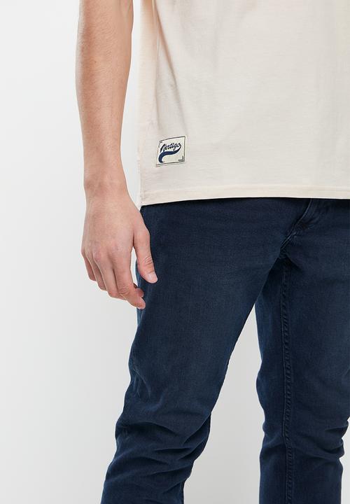 Vertigo - Vertigo flock crew tee - oatmeal