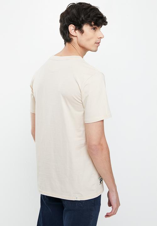 Vertigo - Vertigo flock crew tee - oatmeal