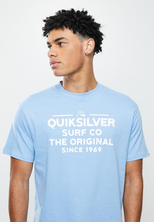 Quiksilver - Feeding line short sleeve tee - airy blue