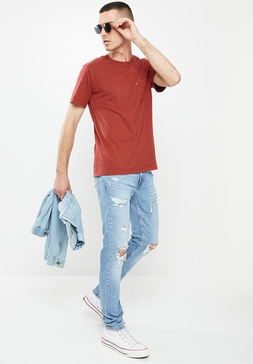 Levi’s® - Ss classic pocket tee - maroon