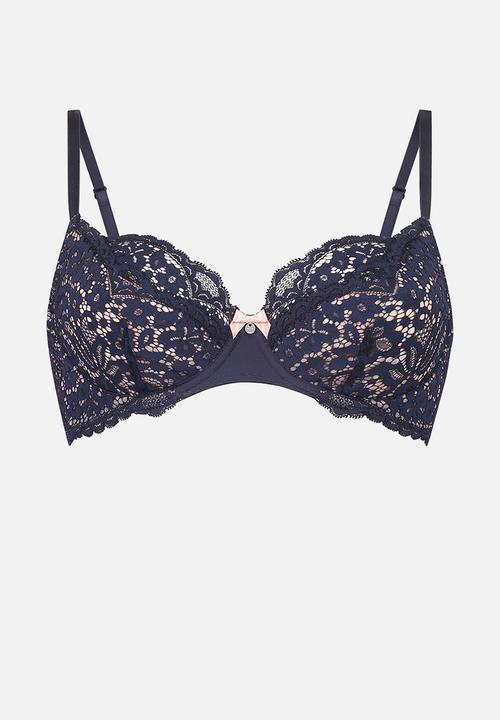 Hunkemoller - Rose bra - blue