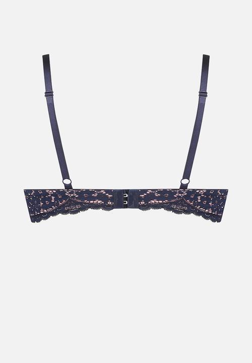 Hunkemoller - Rose bra - blue