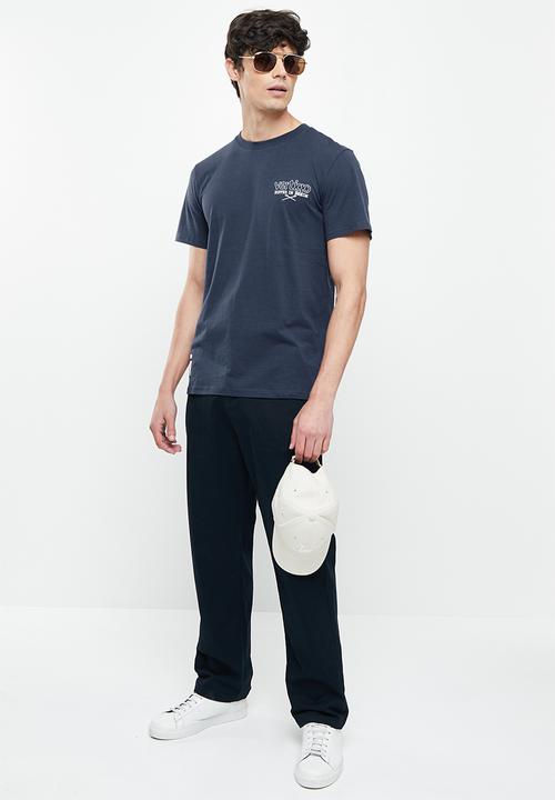 Vertigo - Vertigo graphic printed crew tee - mood indigo