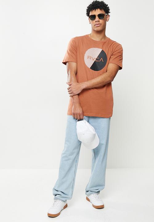 RVCA - Segment short sleeve tee - coral