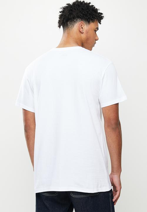 Quiksilver - Script lines short sleeve tee - white