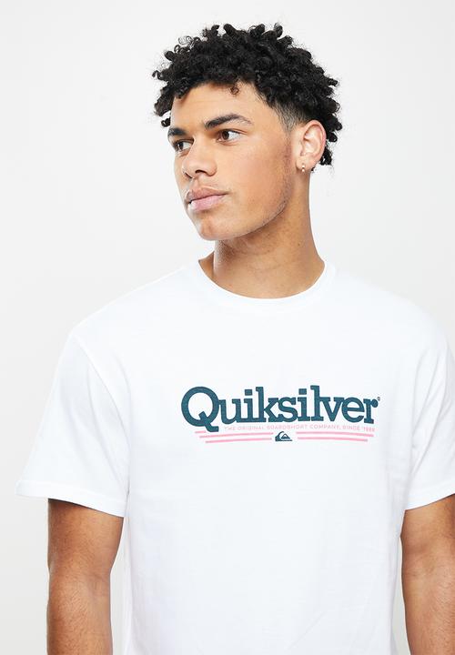 Quiksilver - Script lines short sleeve tee - white