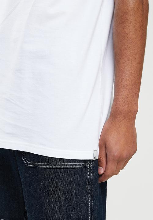 Quiksilver - Script lines short sleeve tee - white