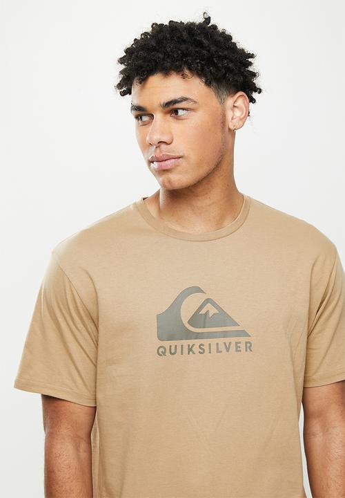 Quiksilver - Corp logo short sleeve - tannin