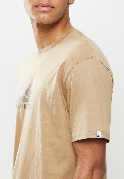 Quiksilver - Corp logo short sleeve - tannin