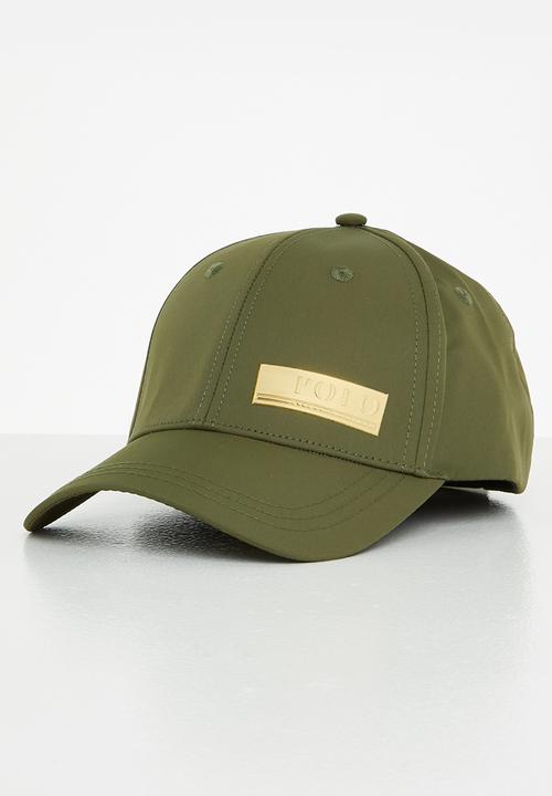 POLO - 6 Panel matt polyester twill peak - olive