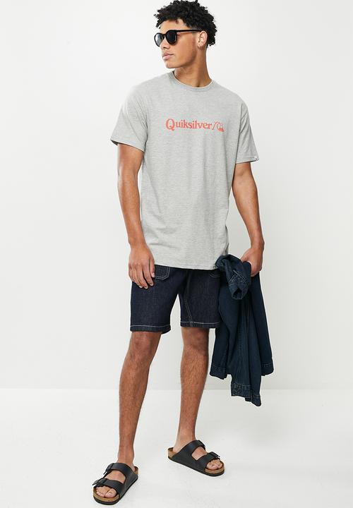 Quiksilver - Rsein tint short sleeve tee - grey melange