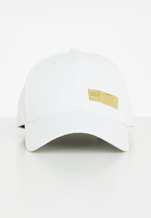 POLO - 6 Panel matt polyester twill peak - white