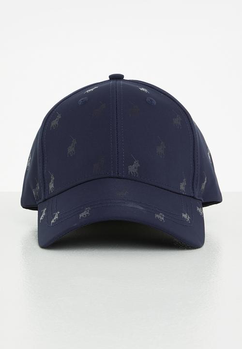 POLO - 6 Panel monogram peak - navy