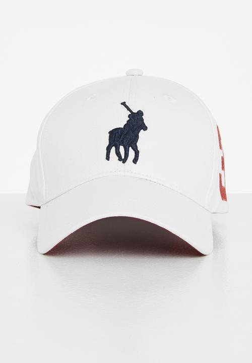 POLO - 6 Panel equestrian peak - white