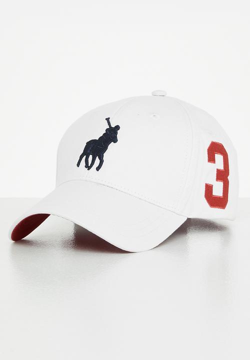 POLO - 6 Panel equestrian peak - white
