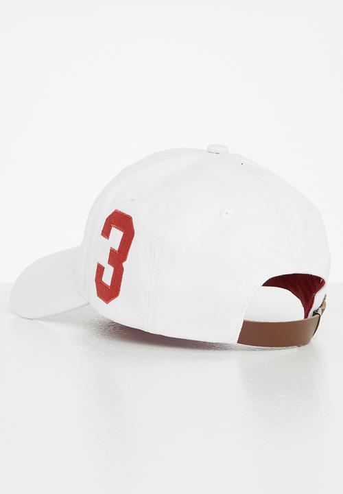 POLO - 6 Panel equestrian peak - white
