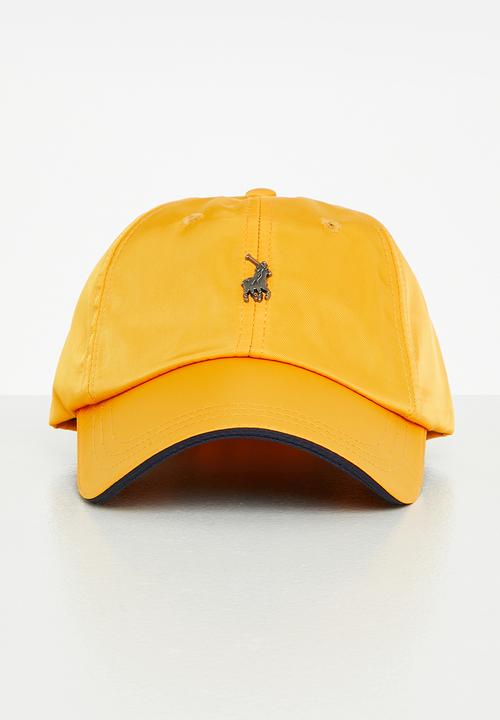 POLO - 6 Panel metal peak - mustard