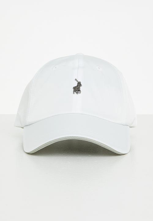 POLO - 6 Panel metal peak - white