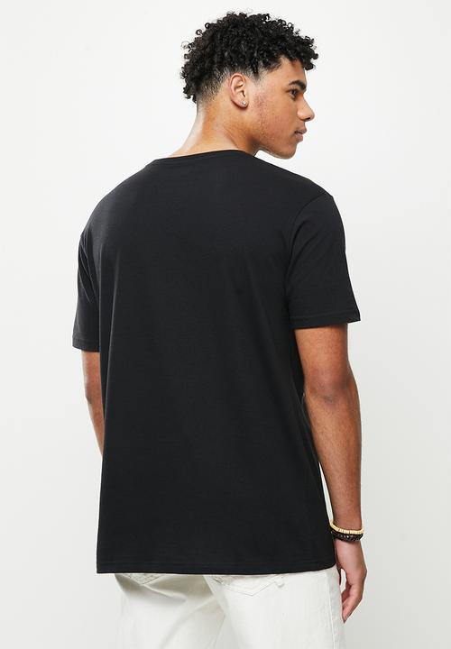 RVCA - Drop shadow short sleeve tee - black
