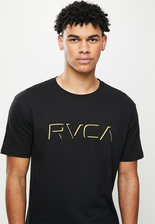 RVCA - Drop shadow short sleeve tee - black