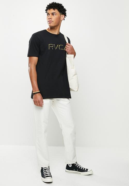 RVCA - Drop shadow short sleeve tee - black