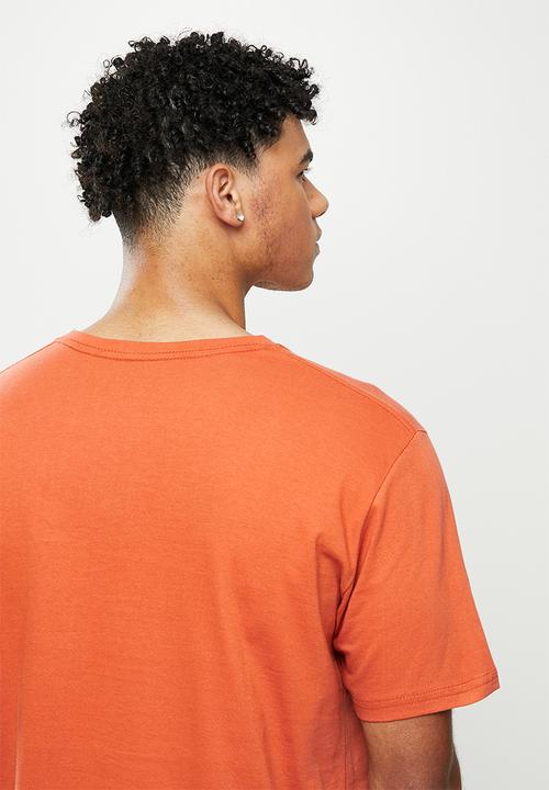 RVCA - Press short sleeve tee - burnt orche