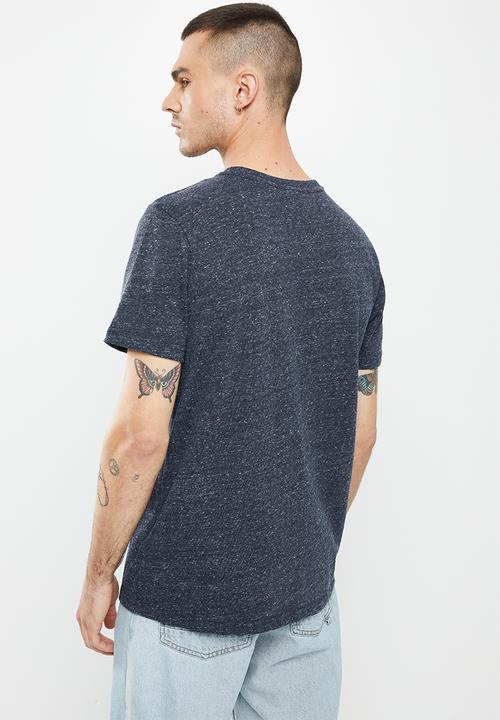 Superdry. - Vl source tee - navy marl