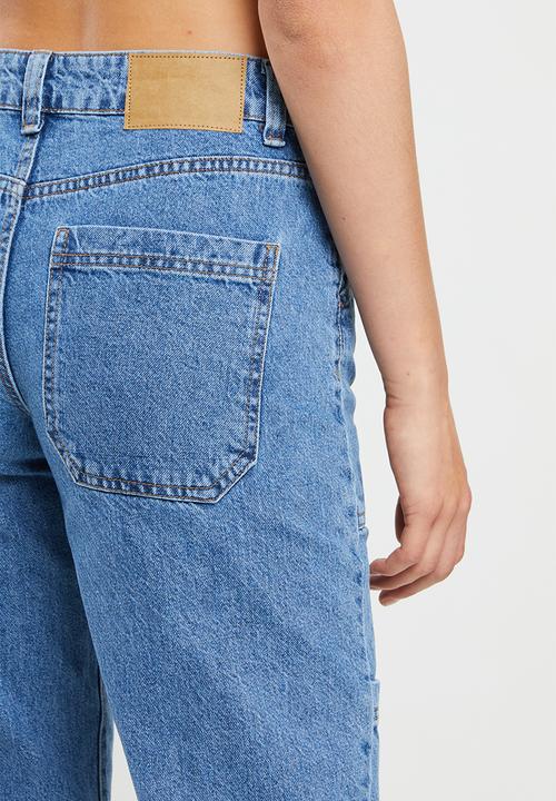 Cotton On - Utility straight leg jean - stormy blue