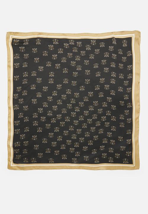 Superbalist - Averi printed neckerchief - black