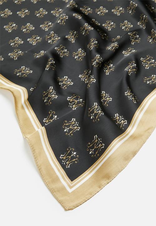 Superbalist - Averi printed neckerchief - black