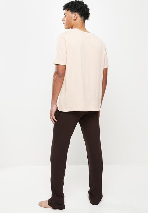 Brave Soul - Laluna sleep set - stone & choc brown