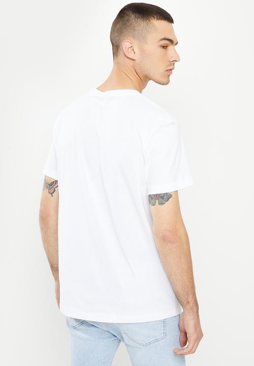 Calvin Klein - Dynamic ck contrast pocket tee - bright white