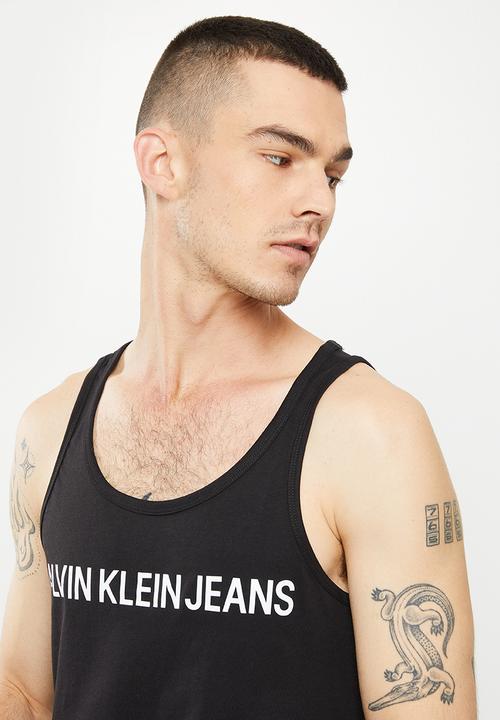 Calvin Klein - Institutional logo reg tank - black