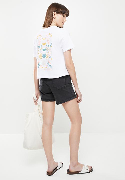 O'Neill - Folk phase short sleeve tee - white