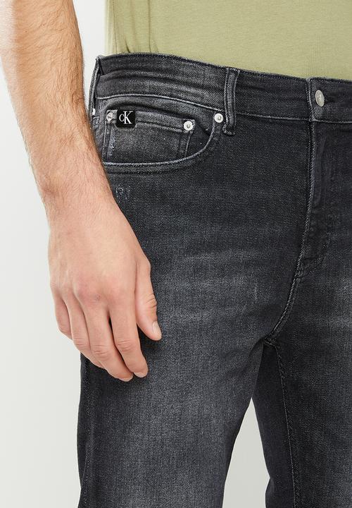 Calvin Klein - Super skinny - denim black