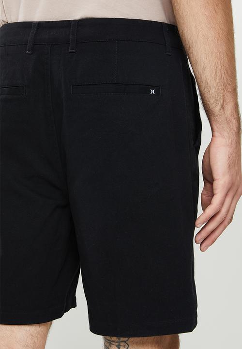 Hurley - H20-dri 19" chino walkshorts - black