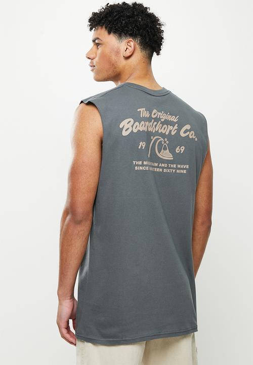 Quiksilver - Unbothered muscle - iron gate